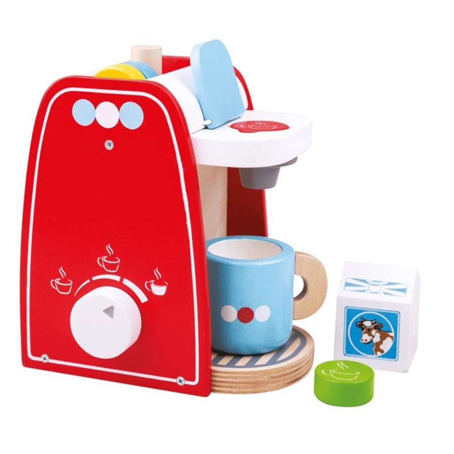 Wooden Toys Little Dreamers | Bigjigs Coffee Maker