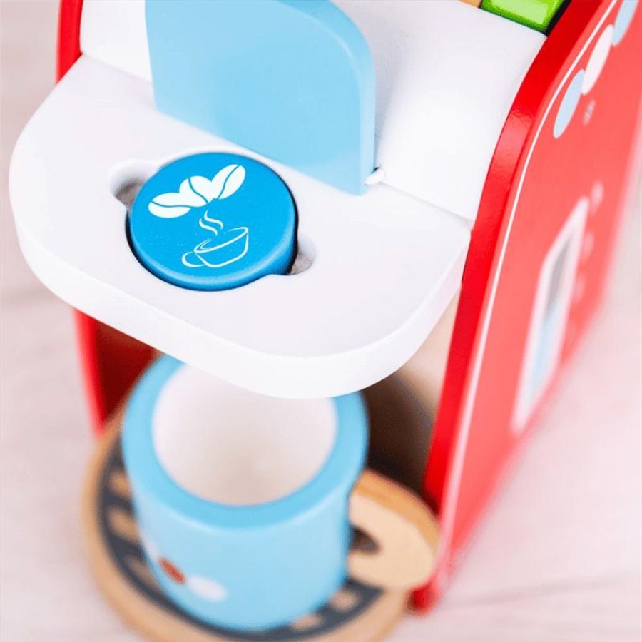 Wooden Toys Little Dreamers | Bigjigs Coffee Maker