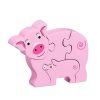 Wooden Toys Little Dreamers | Lanka Kade Pig & Piglet Puzzle