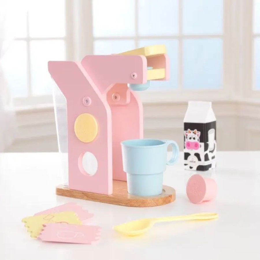 Wooden Toys Little Dreamers | Kidkraft Pastel Coffee Set