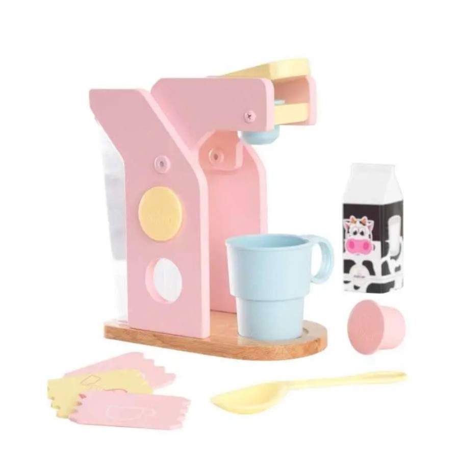 Wooden Toys Little Dreamers | Kidkraft Pastel Coffee Set