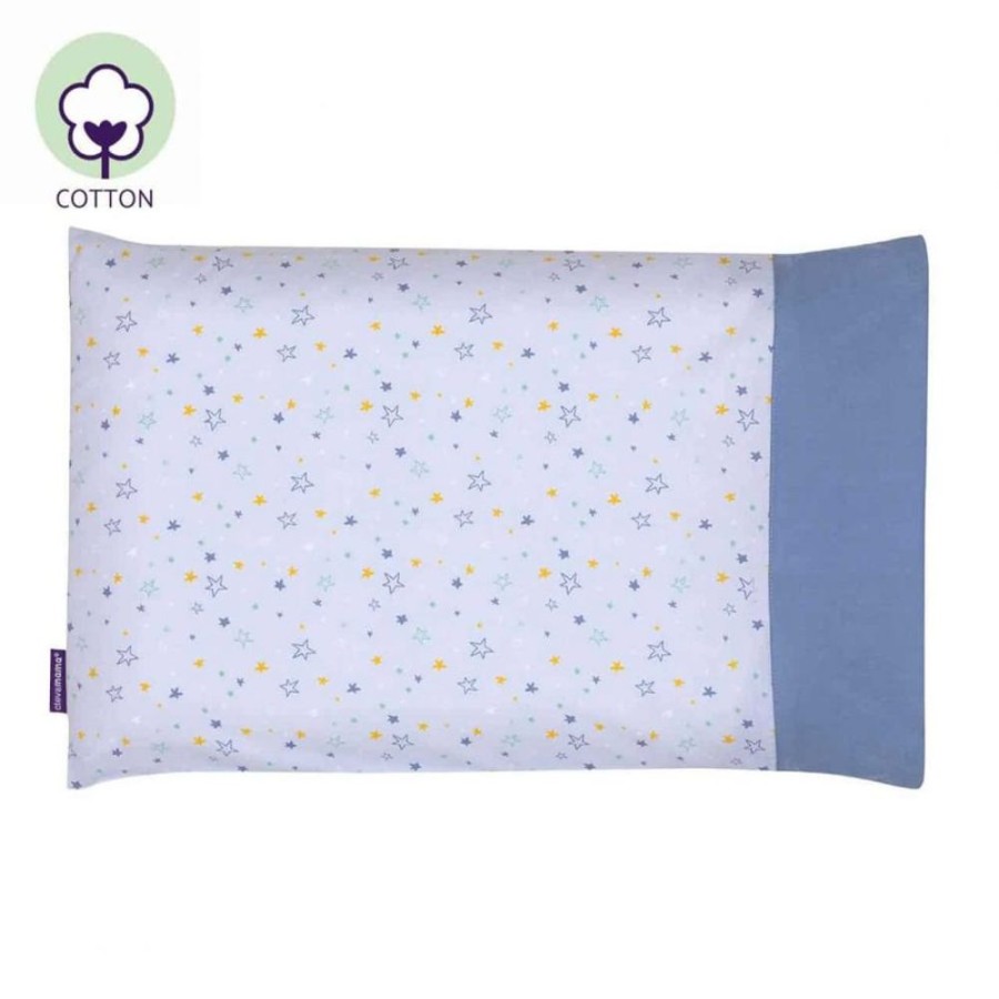 Accessories Little Dreamers | Clevamama Baby Pillow Case - Blue