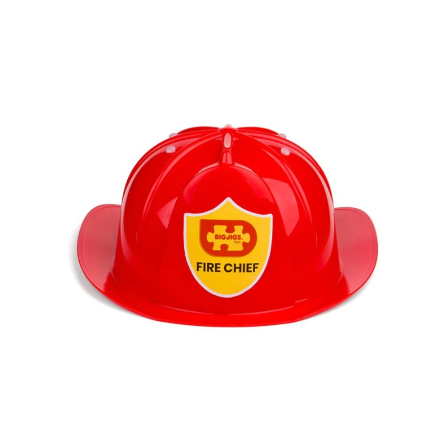 Wooden Toys Little Dreamers | Bigjigs Firefighter Helmet