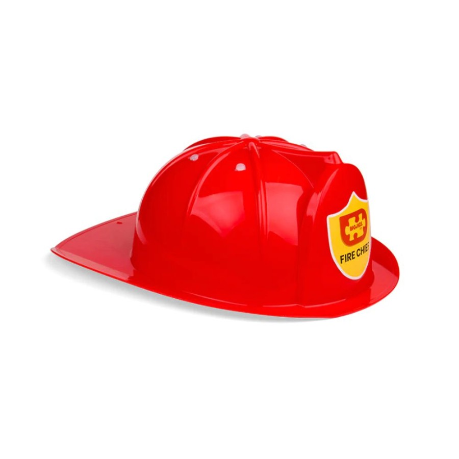 Wooden Toys Little Dreamers | Bigjigs Firefighter Helmet